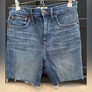Madewell Blue High-Rise Denim Shorts Women’s size 26